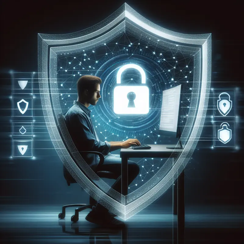 Hình minh họa cho mạng lưới bảo mật khi sử dụng Free Proxy Việt Nam.