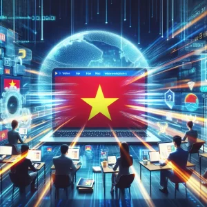 Hình ảnh thể hiện lợi ích của việc sử dụng dịch vụ proxy Việt Nam với hệ thống kết nối nhanh và an toàn.