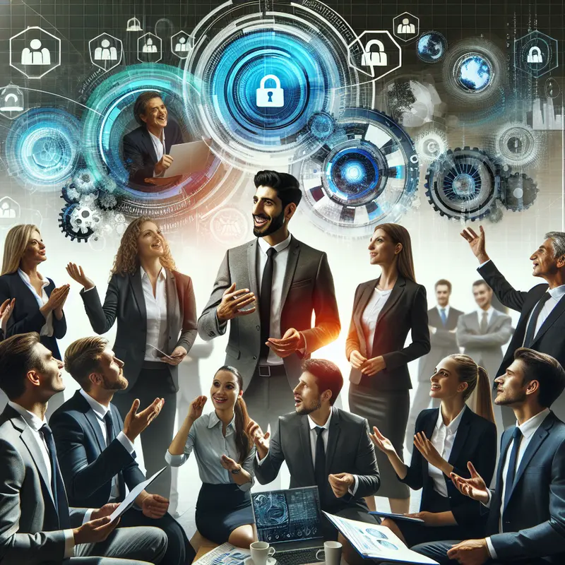 Đội ngũ doanh nghiệp làm việc cùng nhau để triển khai giải pháp Private Proxy.