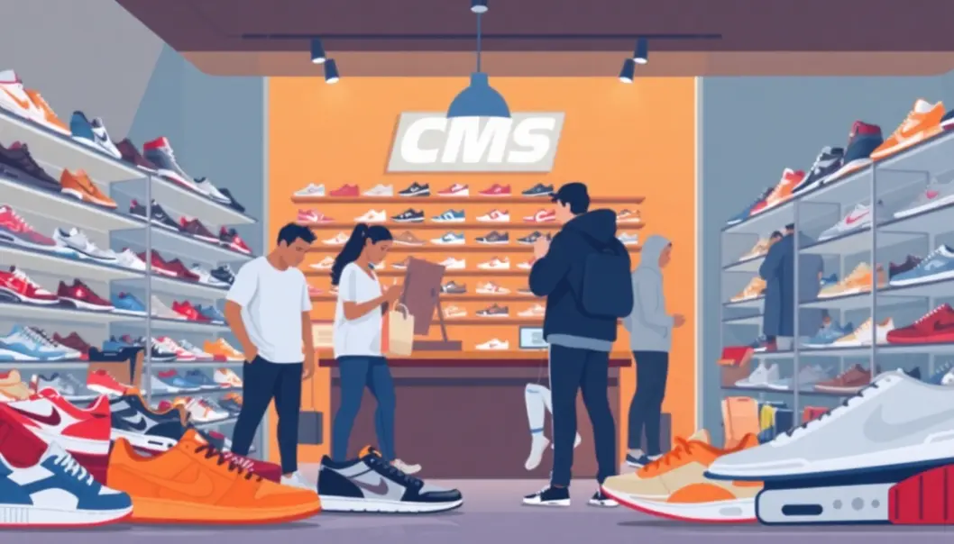 Bức tranh thể hiện đam mê sneaker và vai trò của proxy.