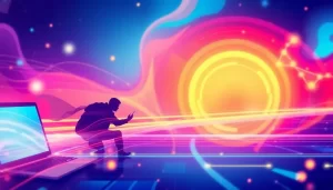 Hình ảnh bìa bài viết về Proxy Switcher với cảm xúc tự do và kết nối an toàn.