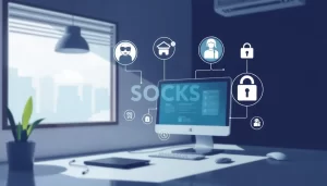 Đồ họa về proxy hỗ trợ SOCKS.