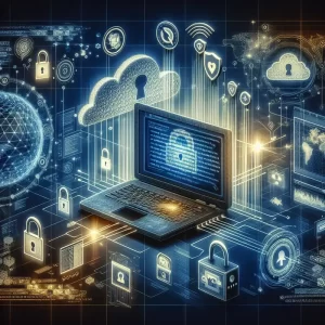 Minh họa khái niệm dịch vụ proxy, thể hiện tính bảo mật và tốc độ kết nối.