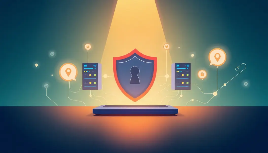 Hình ảnh biểu tượng cho sự ổn định và an toàn trực tuyến với dịch vụ proxy health check.