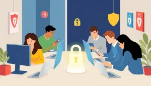 Bìa bài viết về Proxy ẩn danh thể hiện khái niệm bảo mật và riêng tư.