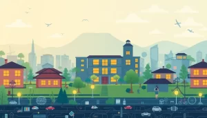 Bìa bài viết thể hiện khái niệm về residential socks proxy trong môi trường kỹ thuật số.