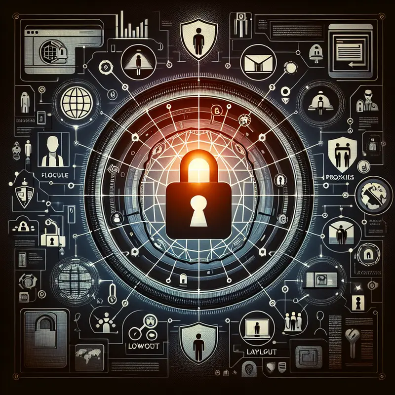 Hình ảnh biểu trưng cho trải nghiệm trực tuyến an toàn và ẩn danh.