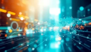 Hình ảnh trừu tượng thể hiện sự kết nối toàn cầu thông qua proxy.