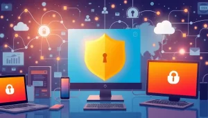 Hình ảnh phản ánh sự kết nối và bảo mật của dịch vụ proxy cho nhiều người dùng.