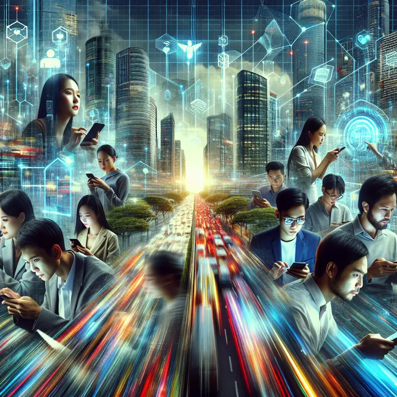 Hà Nội, nơi kết nối mọi người qua tốc độ internet nhanh chóng.