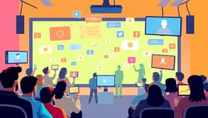 Minh họa về cộng đồng livestream năng động và đa dạng.