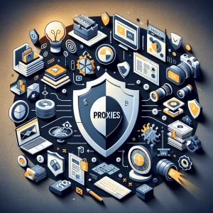 Hình ảnh biểu thị lợi ích của Proxy trong việc bảo mật và nâng cao tốc độ truy cập.