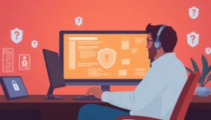 Hình ảnh thể hiện môi trường trực tuyến an toàn nhờ vào Secure Proxy Service.