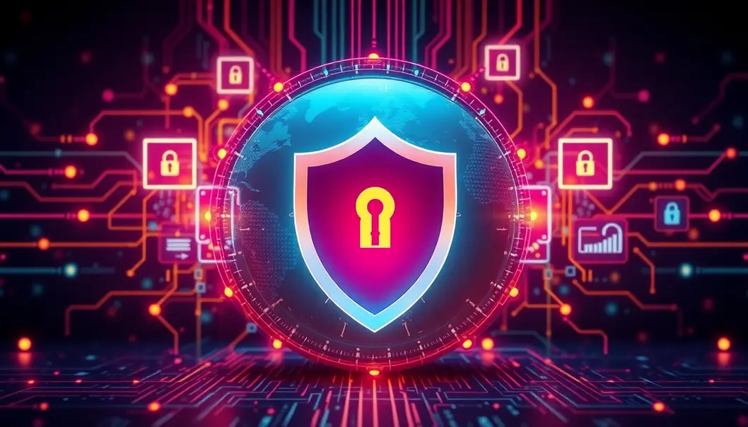 Biểu trưng cho sự bảo mật trực tuyến nhờ vào hệ thống phát hiện proxy.