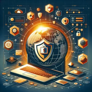 Hình ảnh tượng trưng cho việc duyệt internet an toàn với proxy nước ngoài.