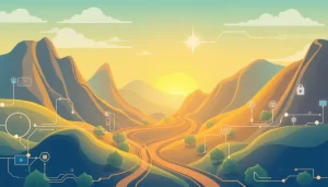 Hình ảnh mô tả khung cảnh số thể hiện an toàn và ẩn danh trong Proxy Hosting.