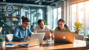 Một không gian làm việc hiện đại thể hiện sự tiện lợi khi sử dụng dịch vụ proxy.