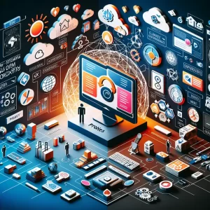 Hình ảnh mô tả Proxy trong quản trị hệ thống với các yếu tố bảo mật và hiệu suất.