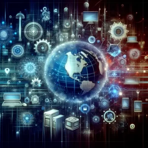 Hình ảnh phản ánh môi trường internet an toàn và hiện đại.