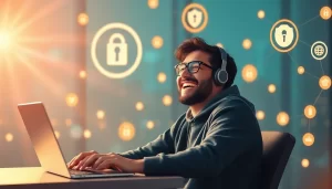 Một người dùng đang hạnh phúc sử dụng internet với hiệu suất tốt nhờ vào sự hỗ trợ của Proxy Checker Tool.