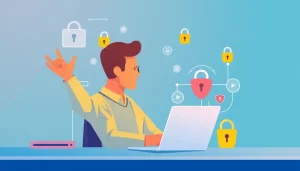 Hình ảnh thể hiện quyền truy cập an toàn vào internet thông qua proxy với đăng nhập xác thực.