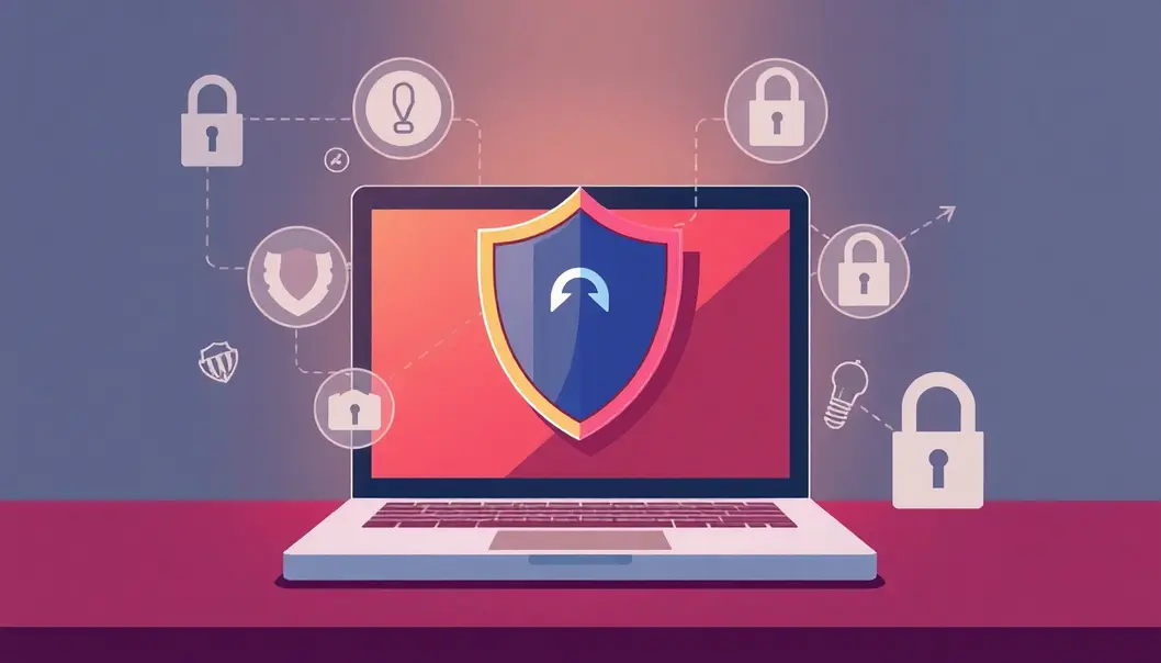 Hình ảnh bảo vệ quyền riêng tư trực tuyến với proxy.