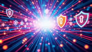 Hình ảnh tượng trưng cho sự bảo mật và tốc độ của dịch vụ proxy.