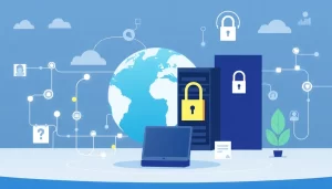 Hình ảnh đại diện cho khả năng truy cập internet thông qua proxy an toàn.