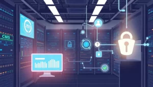 Một phòng máy chủ hiện đại nhấn mạnh hiệu suất và bảo mật của các giải pháp Proxy.