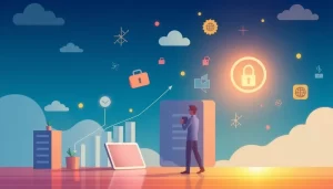 Hình ảnh khái niệm về lợi ích của proxy cho doanh nghiệp khởi nghiệp.