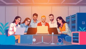 Đội ngũ làm việc hiệu quả với dịch vụ thuê VPS HDD.