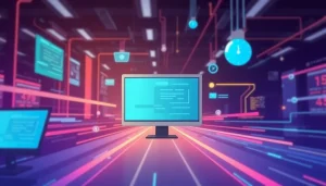 Dịch vụ VPS băng thông cao trong môi trường công nghệ hiện đại, thể hiện tốc độ và hiệu suất.