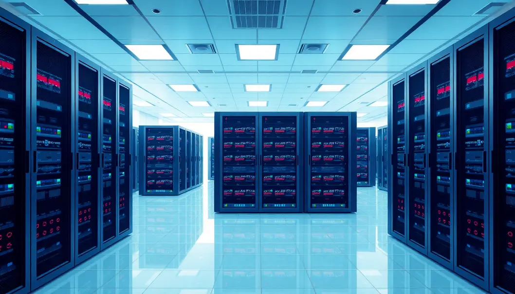 Trung tâm dữ liệu hiện đại phản ánh chất lượng dịch vụ VPS.