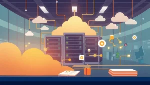 Mô hình VPS server cloud hiện đại và hiệu quả.