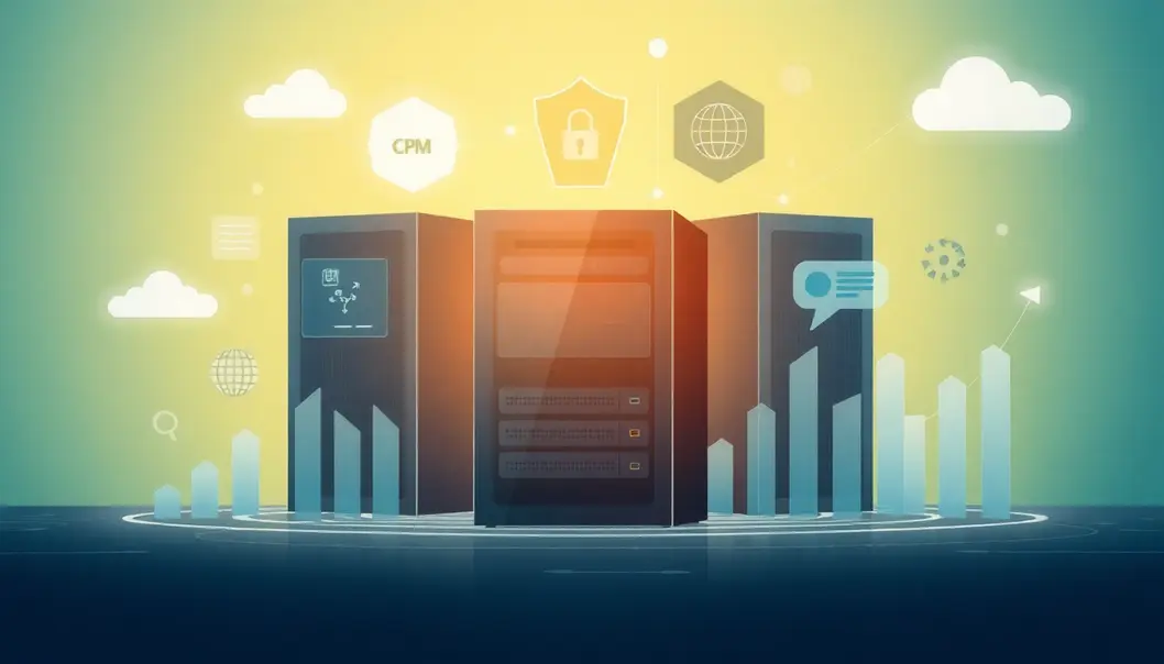 Hình ảnh biểu tượng cho sự phát triển số với dịch vụ VPS.