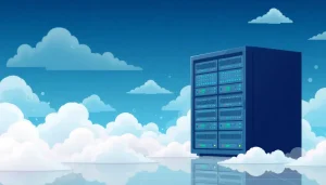 Hình ảnh biểu thị công nghệ VPS và hiệu suất cao.