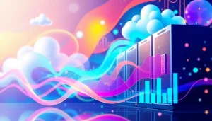 Hình ảnh trừu tượng về công nghệ VPS và machine learning.